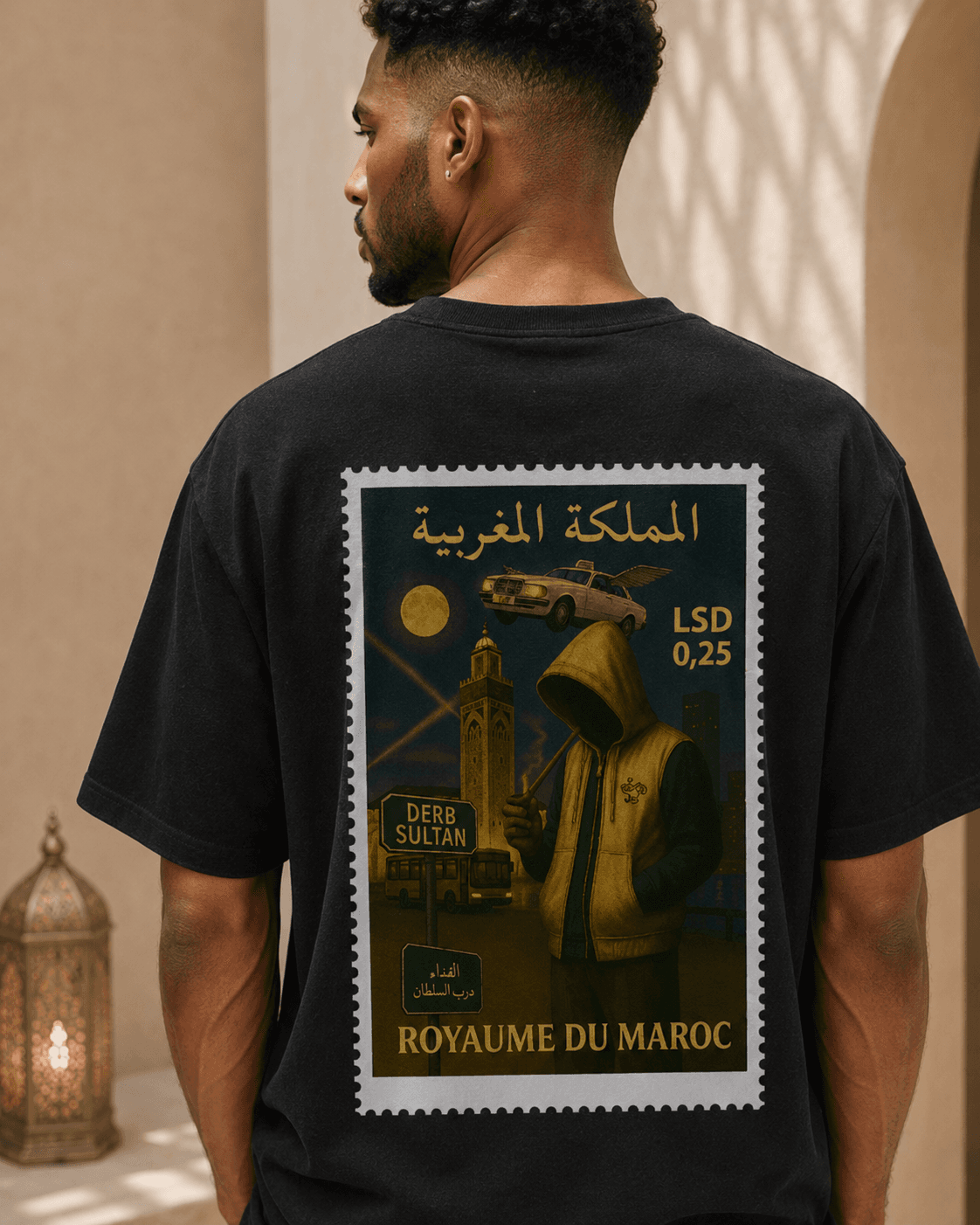 Casablanca T-shirt lifestyle duo portrait