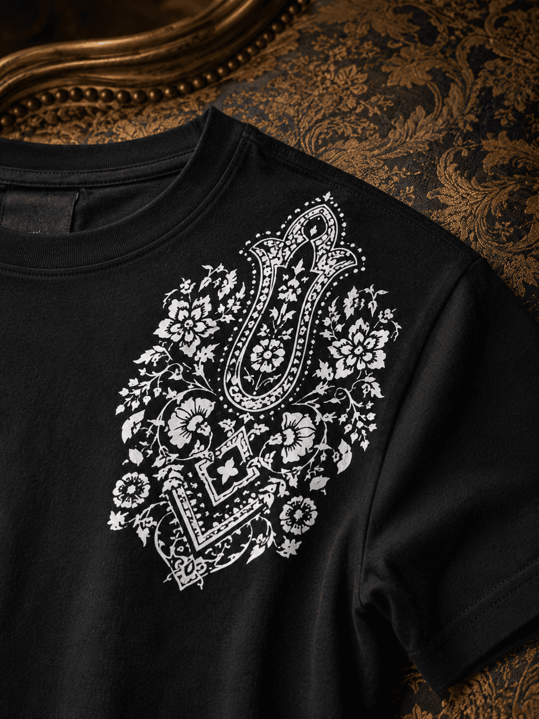 Casablanca T-shirt white chest print detail