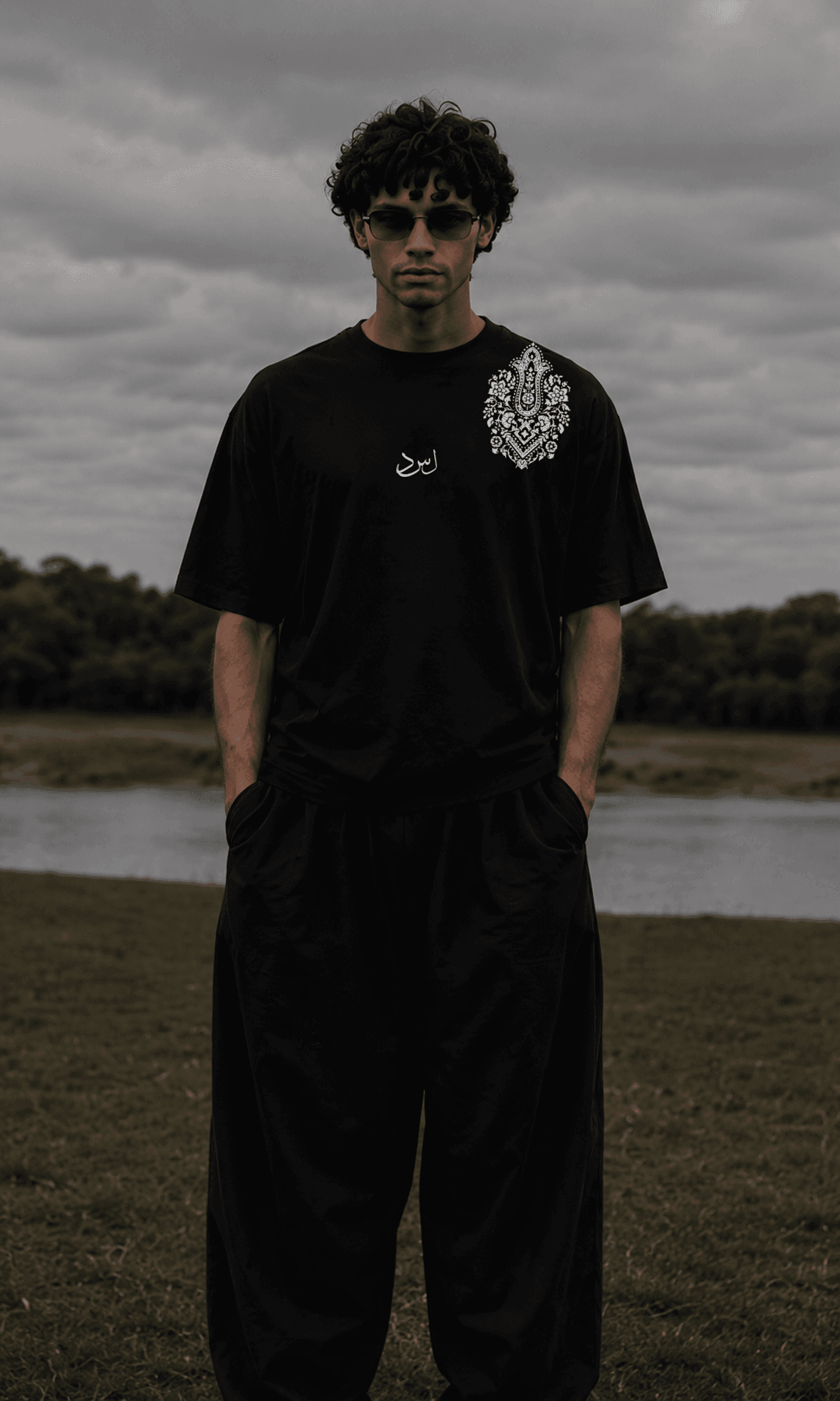 Dos du Casablanca T-shirt noir Life So Dope