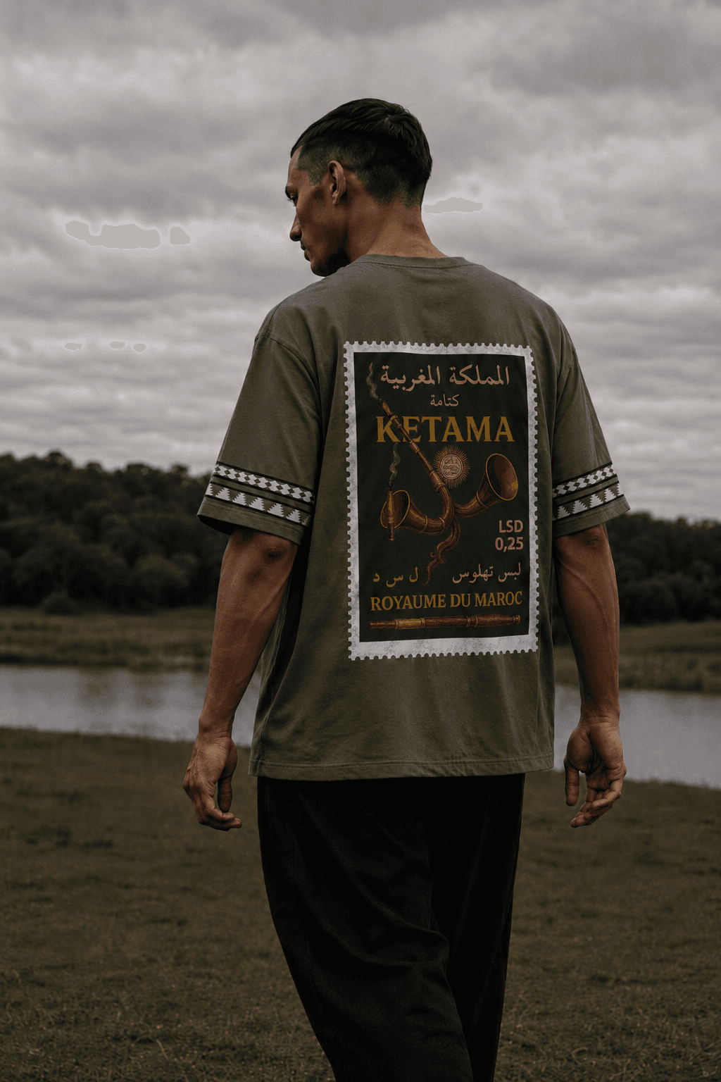 Dos du Ketama T-shirt olive Life So Dope