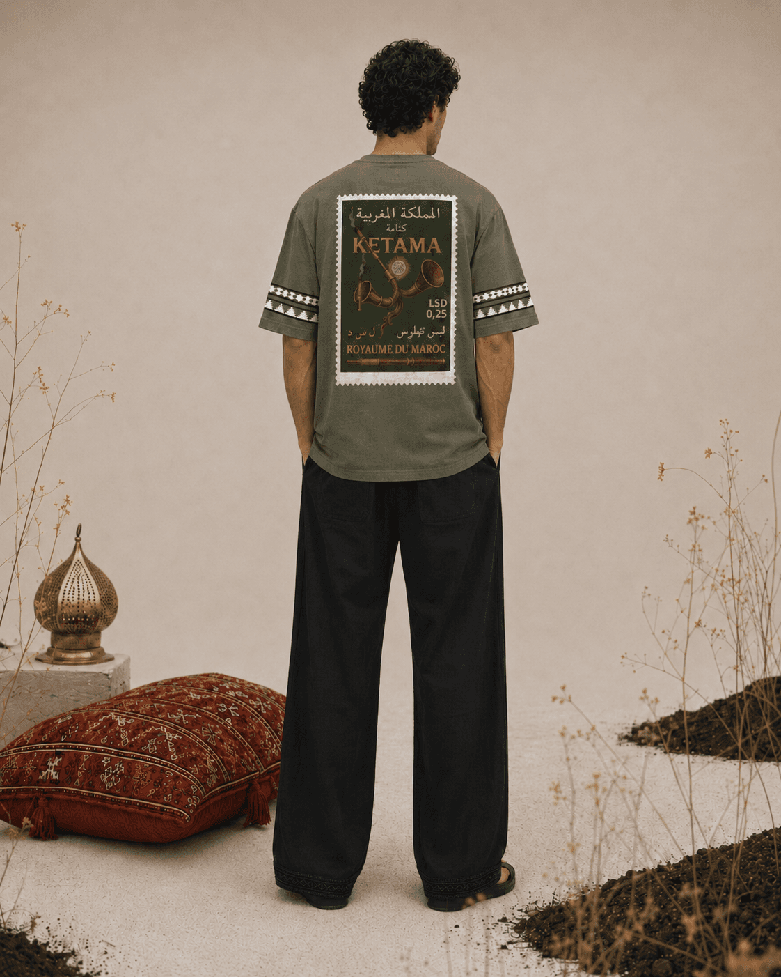 Ketama T-shirt femme full body