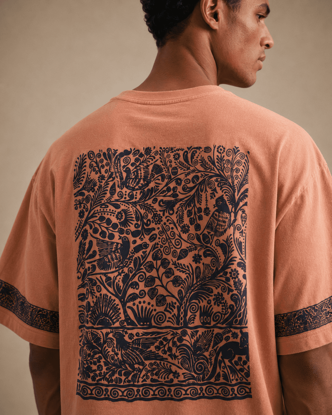 Marrakech T-shirt détail composition complémentaire